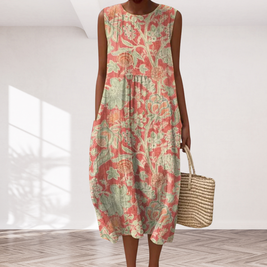 Beth | Floral Midi Dress