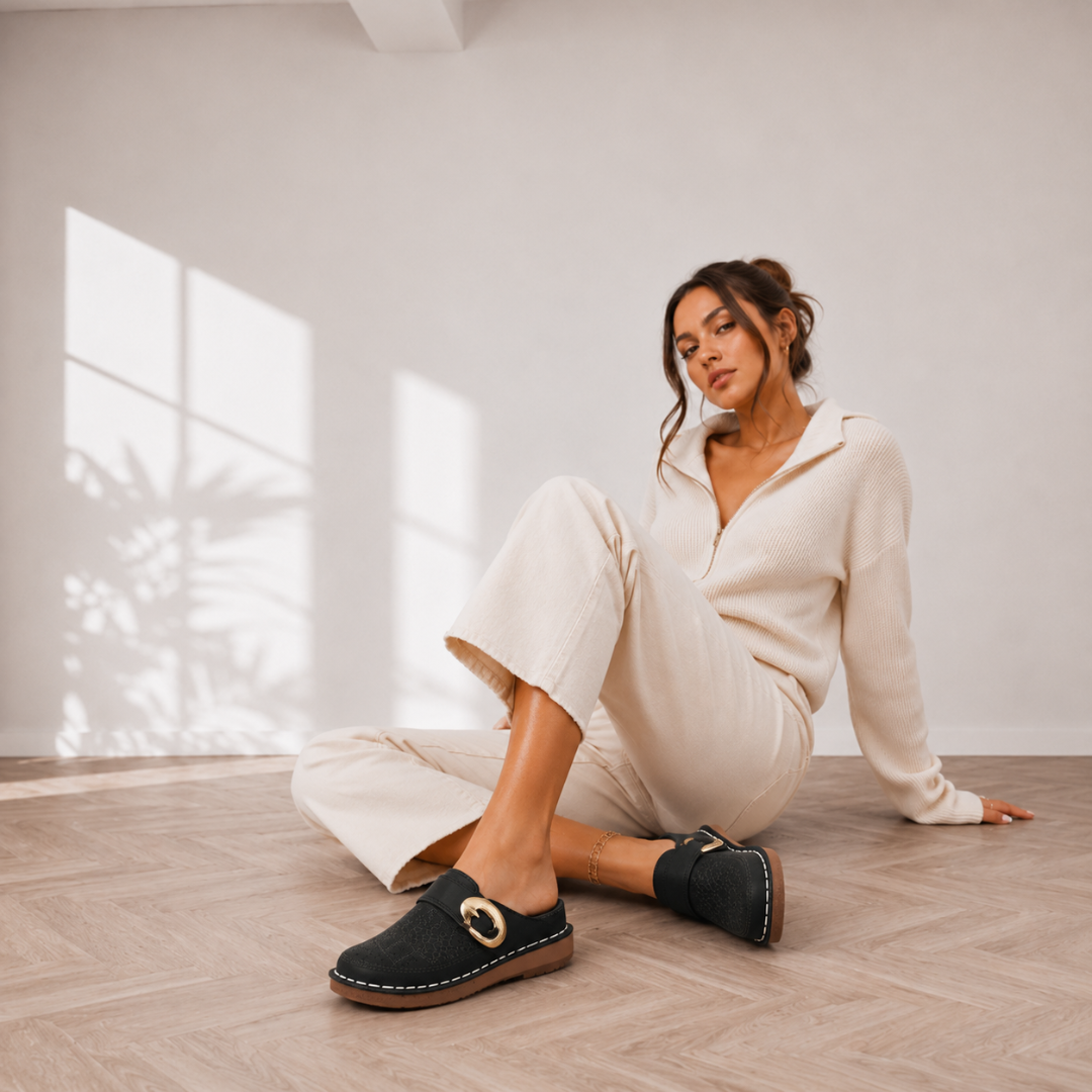 Caprielle™ | Chic Supportive Wedge Sandals