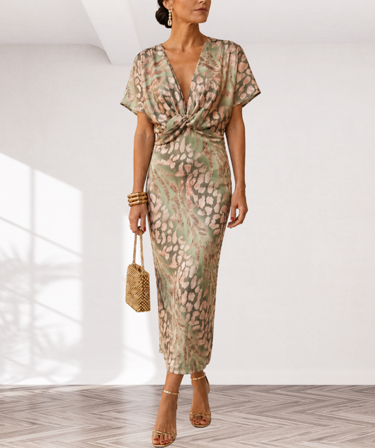 Copper Midi Dress | Women's Summer Dress