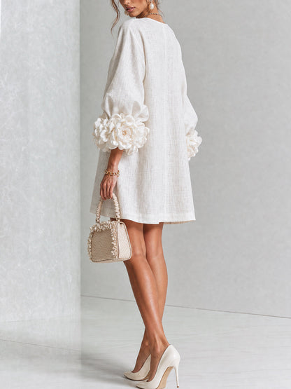 Florence™ | Floral Button-Down Mini Dress