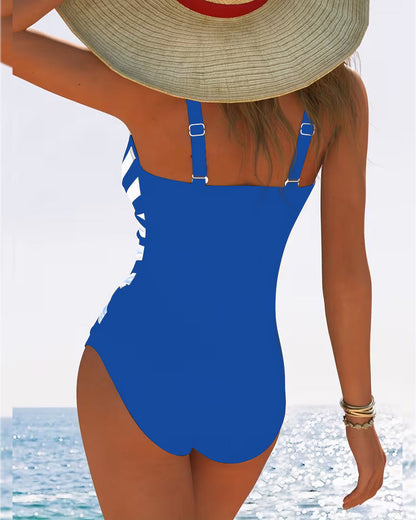 Florence | Striped One-Piece Swimsuit