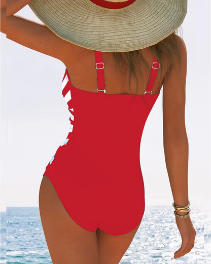 Florence | Striped One-Piece Swimsuit