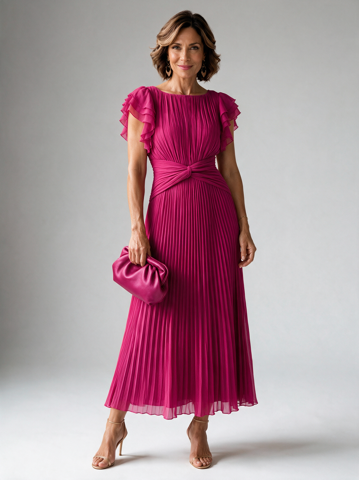 Lara | Classic Pleated Dress
