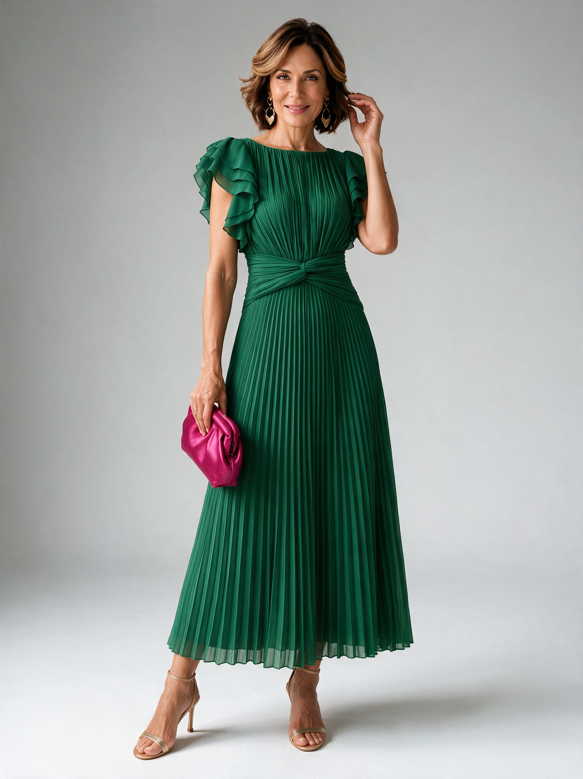 Lara | Classic Pleated Dress