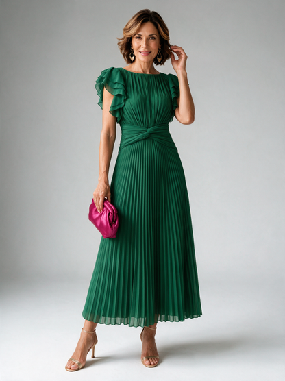 Lara | Classic Pleated Dress