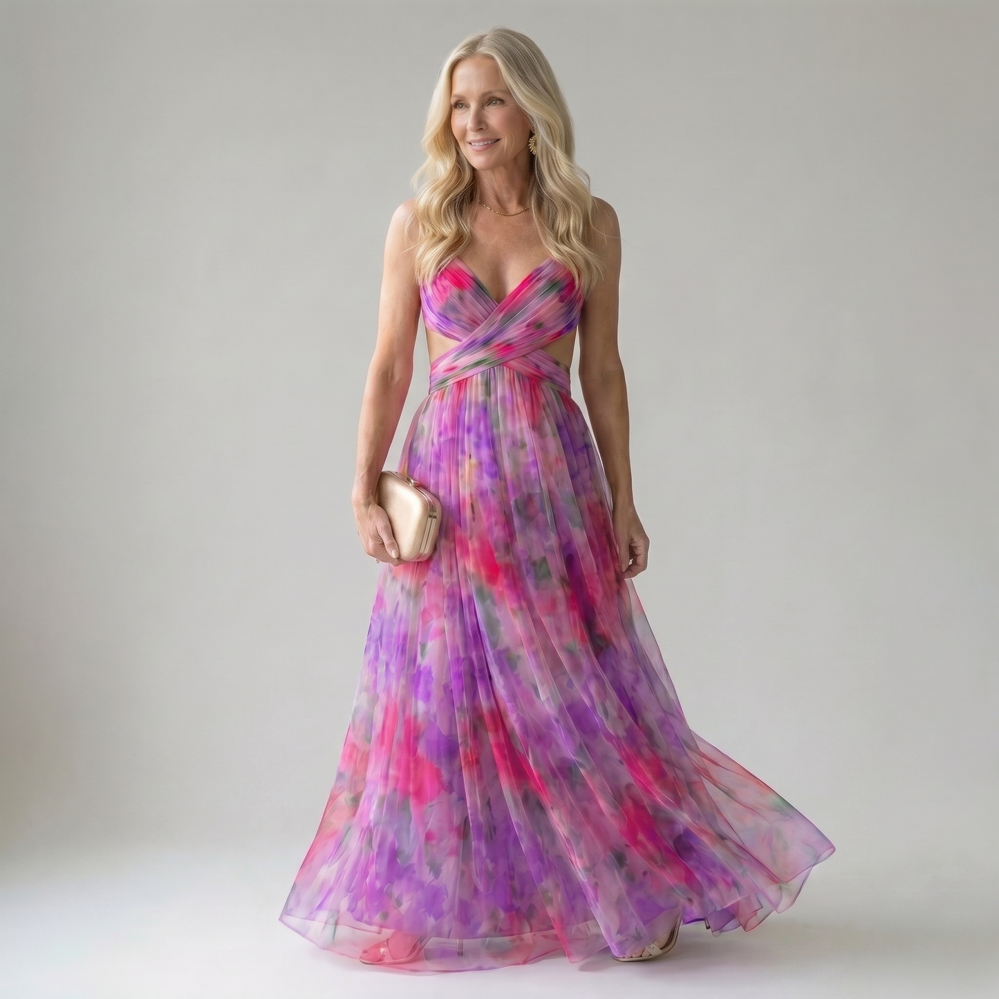 Isel | Soft Wrap Maxi Dress